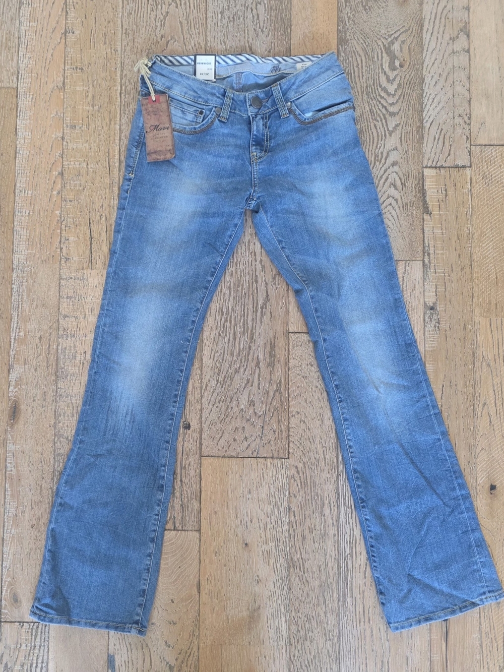 NWT Vintage Mavi Zoe Mid Rise Bootcut Jeans 26/32 Light Goa Stretch Circa 2005